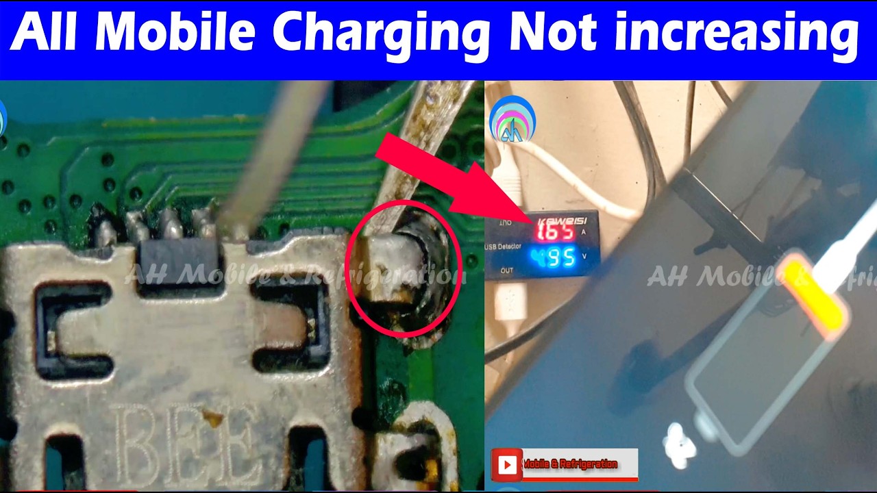 All Mobile Charging Showing but Battery Not Increasing Problem Solution