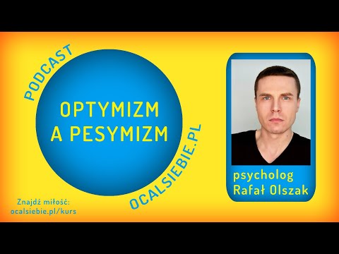 Różowe czy czarne okulary czyli optymizm a pesymizm - psycholog online Rafał Olszak