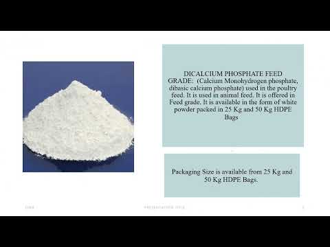 Dicalcium Phosphate Feed Grade