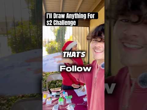 I&rsquo;ll Draw AnyThing For 2$ Challenge💸