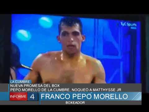 NUEVA PROMESA DEL BOX: PEPO MORELLO DE LA CUMBRE, NOQUEÓ A MATTHYSSE JR