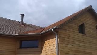preview picture of video 'Suite de la construction d'une maison bois dans les Yvelines'