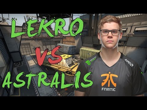 CSGO: POV fnatic Lekr0 vs Astralis (27/11) train @ ECS Season 4 EU