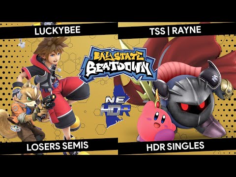 Bay State Beatdown 117 HDR: LuckyBee (Fox, Sora) vs. TSS | Rayne (Meta Knight, Kirby) - Losers Semis