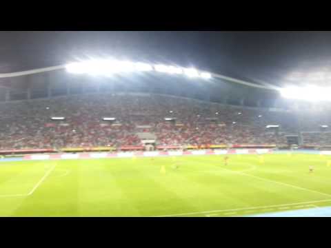 30.000 Fans from KF Shkëndija Tetovë singing "BESA BESË" - Against KAA Gent / Europa League Play Off
