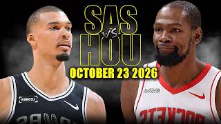San Antonio Spurs vs Houston Rockets