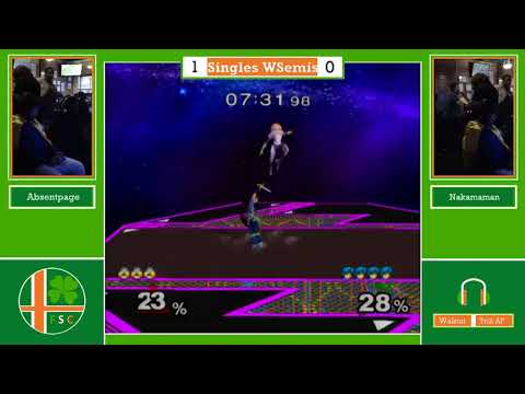 [Melee Singles WSF] Absentpage(Sheik) vs Nakamaman(Marth) [4 Stock Clover  VII]