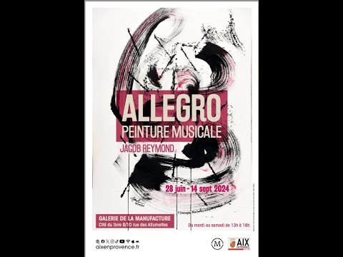 Expo 2024 Allegro peinture musicale presentation accrochage