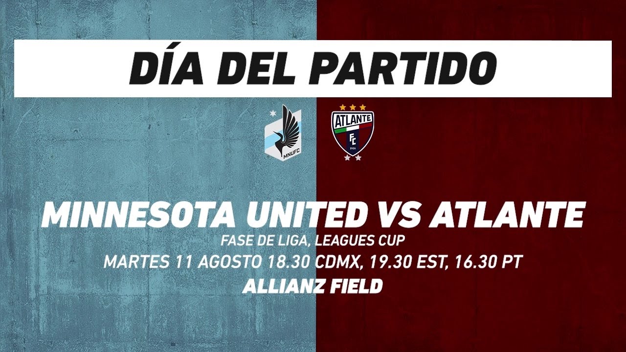 Minnesota United vs Atlante, frente a frente: Futbol