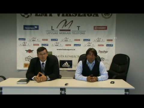 "FC Daugava" - "FK Jelgava" pēcspēles preses konference