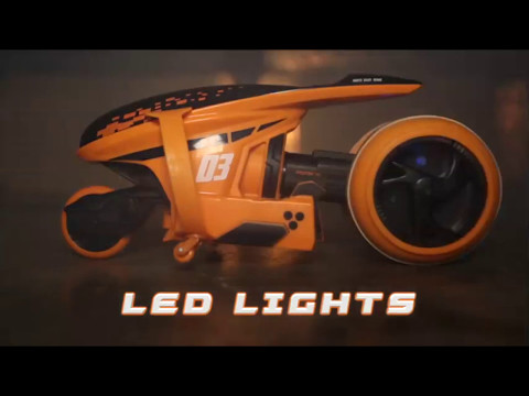 Maisto MOTOCYKL Motor CYKLONE 360 ZDALNIE STEROWANY LED PILOT R/C