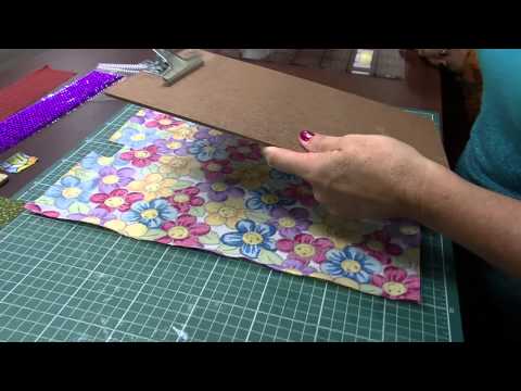 Mulher.com 19/02/2015 Cláudia Niero - Forração de prancheta Parte 1/2