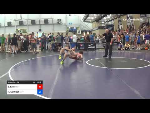 71 Kg Round Of 64 Brock Ellis Region Wrestling Academy Vs Nicholas Gallegos Jefferson Saints