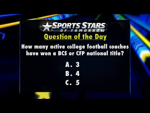 Question of the Day: NCAA Football Championships Among Active Coaches
