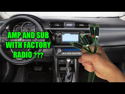 YouTube video about: How to hook up subs to factory radio?
