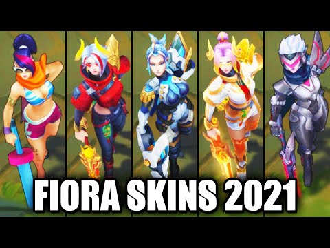 All Fiora Skins Spotlight 2021 - Lunar Beast Latest Skin  (League of Legends)
