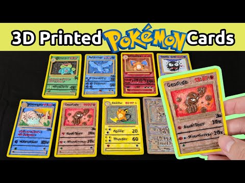 STL file 3D Printed Proxy Pokemon Cards - Mew 🐉・3D print object