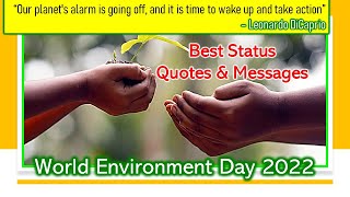 World Environment Day 2022 Status Whatsapp Status June 5 Animated Video Slogans Quotes Messages