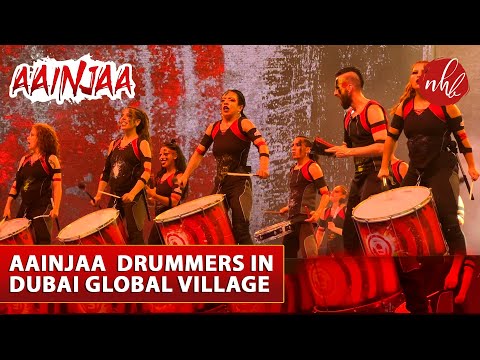 Amazing Drummers AAINJAA | Dubai Global Village Season 28 | Drummers | Percussion | Bogotá Colombia