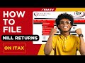 How To File A NIL Return On ITax
