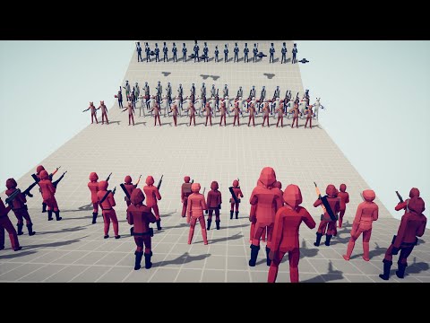 SQUID GAME SERIES | SQUID GAME vs 100x UNITS - TABS - Totally Accurate Battle Simulator