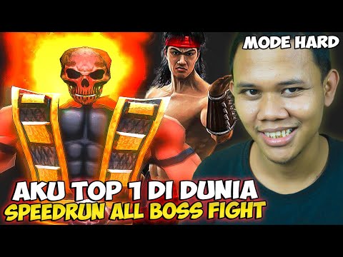 I BROUGHT TOP 1 IN THE WORLD !! SPEEDRUN MORTAL KOMBAT SHAOLIN MONKS CATEGORY ALL BOSS FIGHT