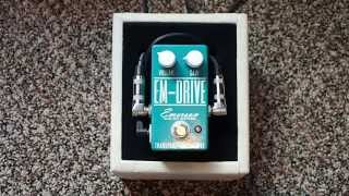 Video thumbnail for Emerson Custom Guitars EM-Drive Transparent Overdrive by Pedal of the Day