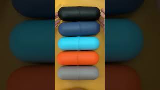 💊💊 Hộp đựng kem bàn chải đánh răng du lịch dáng con nhộng  kèm 4 ly cốc súc miệng siêu tiện lợi