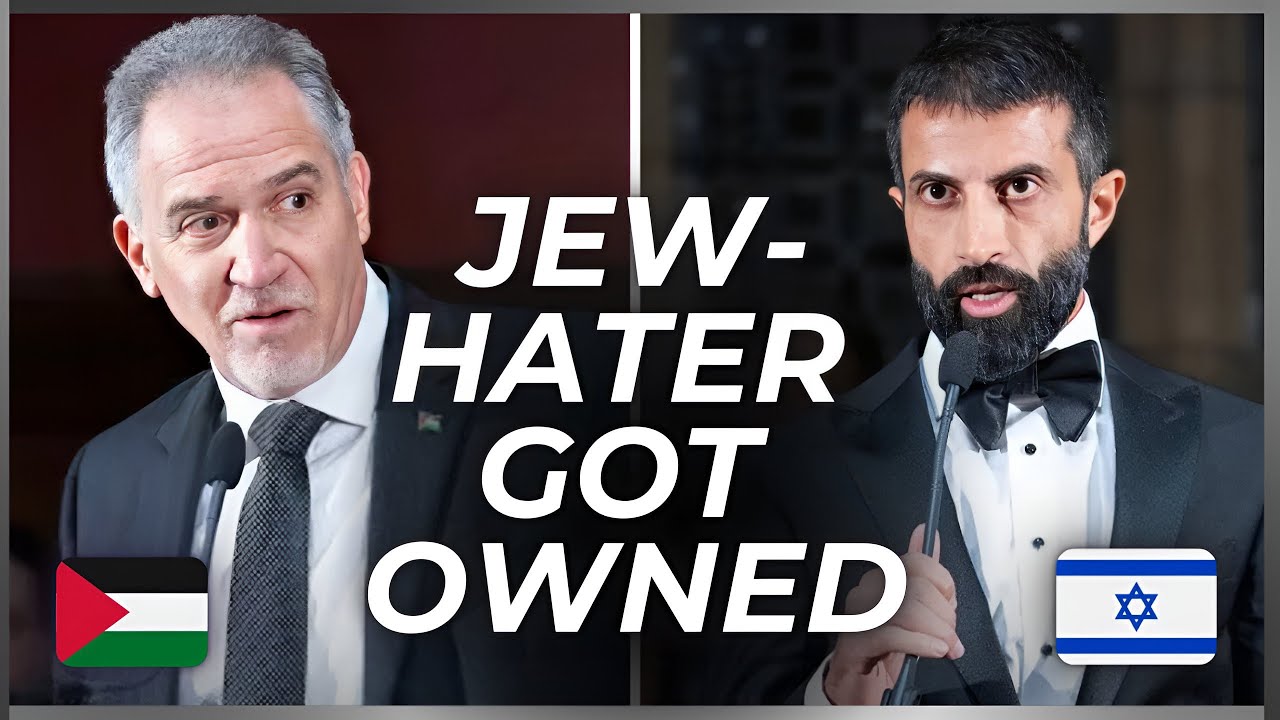Son of Hamas REPEATEDLY DESTROYS Israel Hater in Oxford Debate