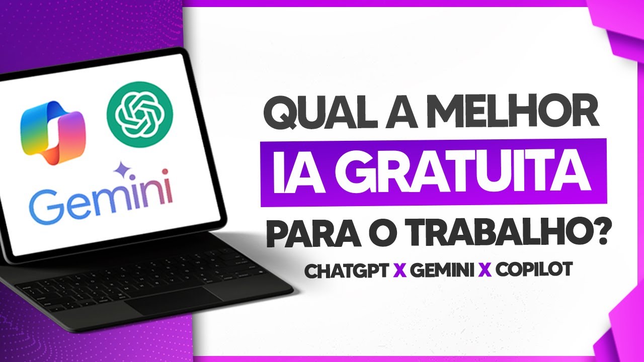 Qual é a Melhor IA Gratuita para o Trabalho? ChatGPT x Gemini x Copilot