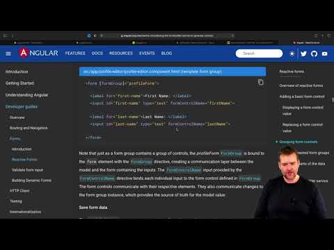 Distributed Programming Fullstack 2021 | S3P22 | Angular Security | Login Page with Reactive Forms