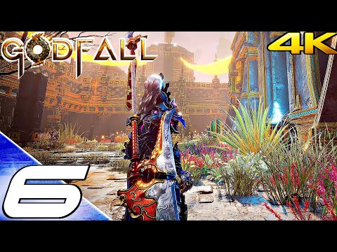GODFALL - Gameplay Walkthrough Part 6 - Grieves Sunsteel Boss Fight (Full Game) 4K 60FPS PC/PS5