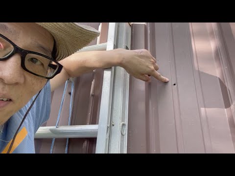 Episode 47 : I Was Stupid . Taking Down the Last Branch . Fixing the Roof Leaks