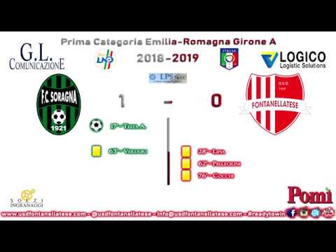 Soragna vs Fontanellatese - Highlights Campionato Prima Categoria 21/10/2018