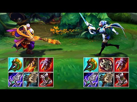 JAX vs FIORA SEASON 12 FULL BUILD FIGHTS