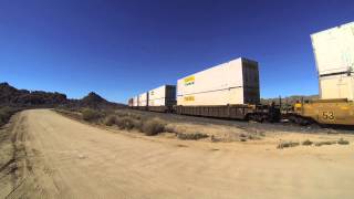preview picture of video 'BNSF Trains on the Phoenix Subdivision (Piedmont Crossing)'