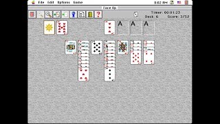 Apple Macintosh Longplay - America&#39;s Greatest Solitaire Games - Face Up