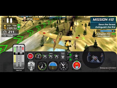 HFPS | Mission - Extinguish The Fire, Save The Forest | Helicopter Flight Pilot Simulator Gameplay