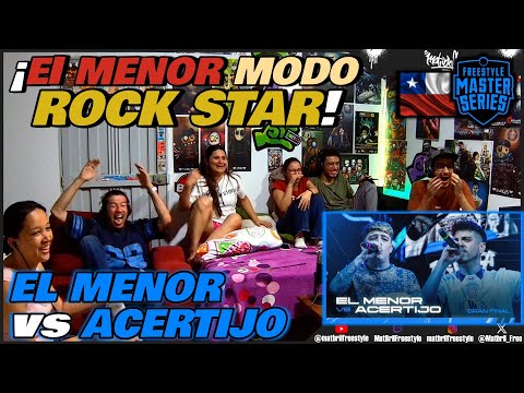 🔴COLOMBIANOS REACCIONAN a EL MENOR vs ACERTIJO - ¡El MENOR: ROCK STAR! [FMS CHILE FINAL 2023-2024]
