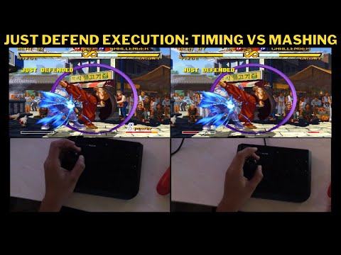 Just Defend Execution (Timing vs Mashing) - Garou: Mark of the Wolves