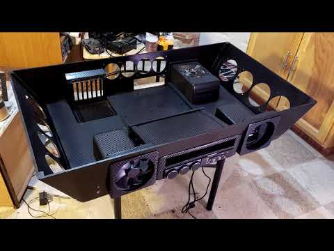 Building a custom liquid-cooled desk computer "SPECTRUM V8"