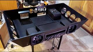 Building a custom liquid-cooled desk computer "SPECTRUM V8"