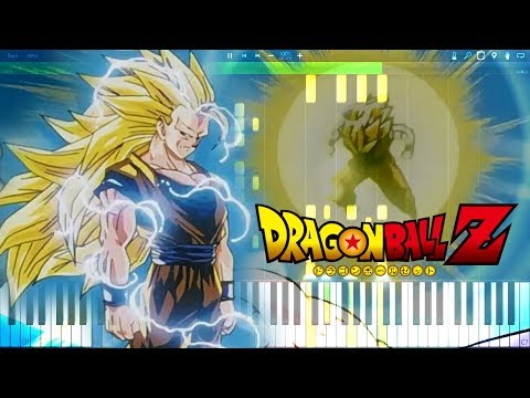 Dragon Ball Z OST - SSJ3 Goku Theme | Piano Tutorial, ドラゴンボールＺ【ピアノ】