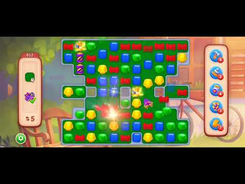 Homescapes level 852 no booster use #852