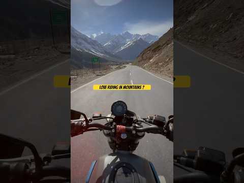 POV: You are riding a bike in the Mountains ⛰️🫶• Himachal 🇮🇳#shorts #ytshorts