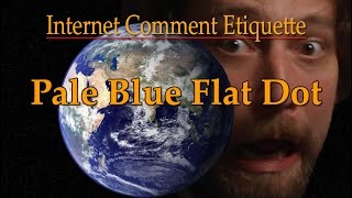 Internet Comment Etiquette: Pale Blue Flat Dot