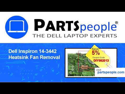 Dell Inspiron 14-3442 (P53G001) Kühlkörperlüfter – Video-Tutorial