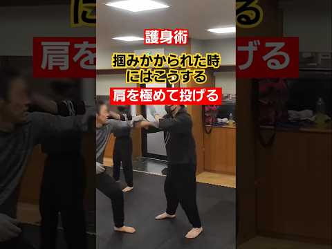 【伸筋を効かせる】#剣護身術 #女性護身術 #護身術 #護身 #大東流合気柔術 #selfdefense #shorts