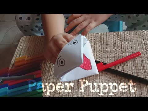 HOW TO MAKE PAPER PUPPET BY JHON