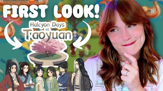 FIRST LOOK at a Beautiful Chinese Farming Sim! | Halcyon Days at Taoyuan